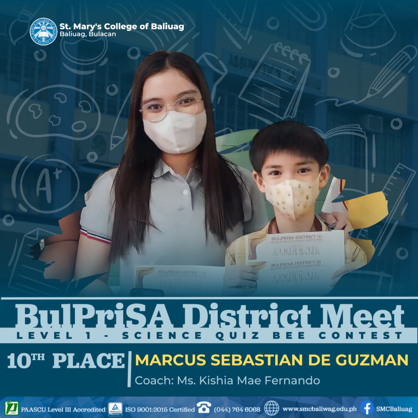 BulPriSA Poster for Science Winners