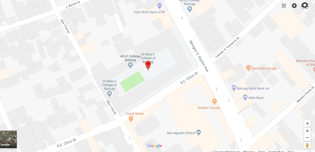 Map view of the SMCB campus