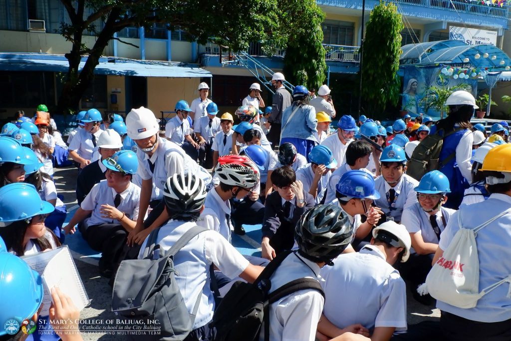ST. MARY’S PARTICIPATES IN NATIONWIDE SIMULTANEOUS EARTHQUAKE DRILL